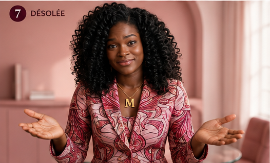 MAYA — expression Désolée